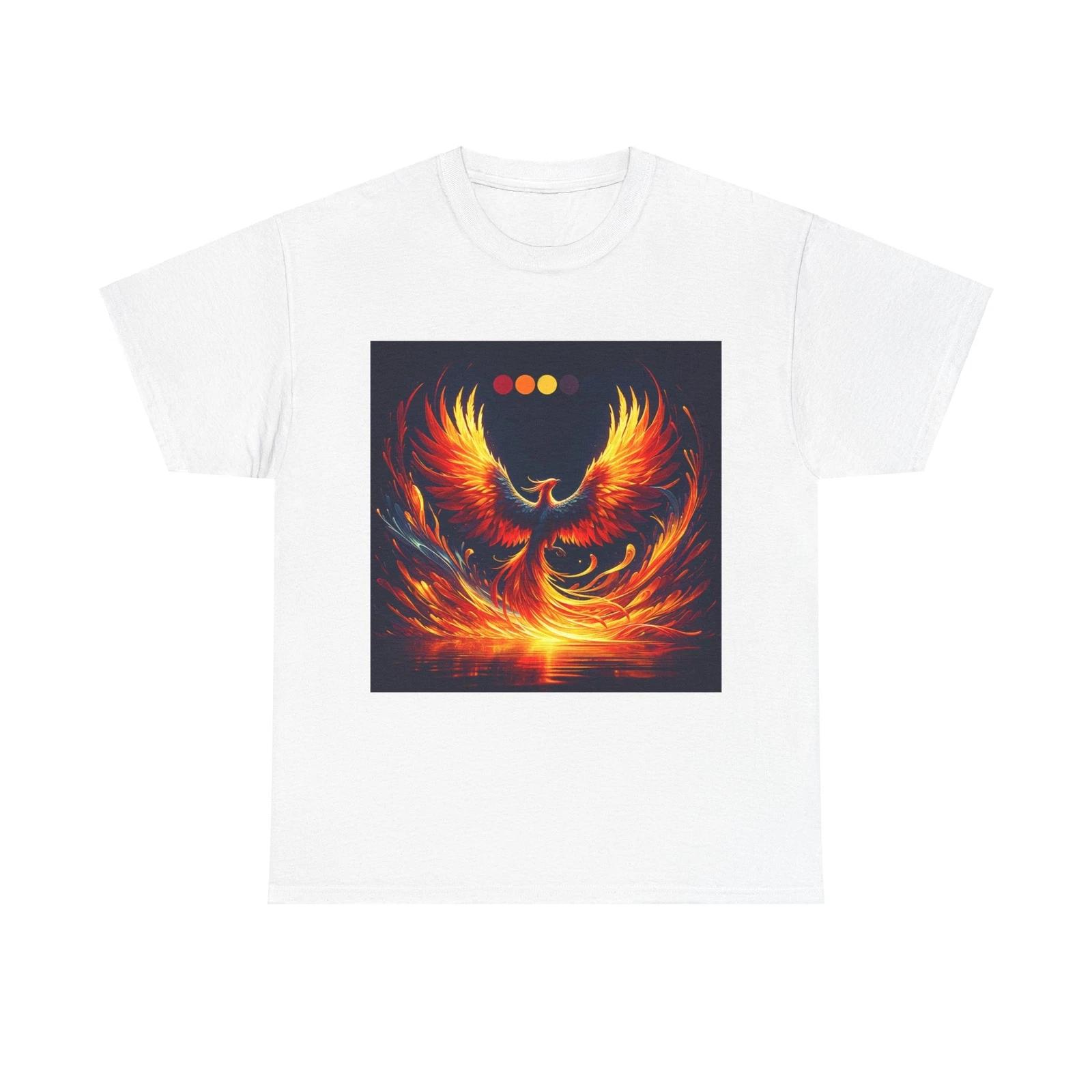 Unisex Adult T Shirt Phoenix Rising Ethereal Art Print XL