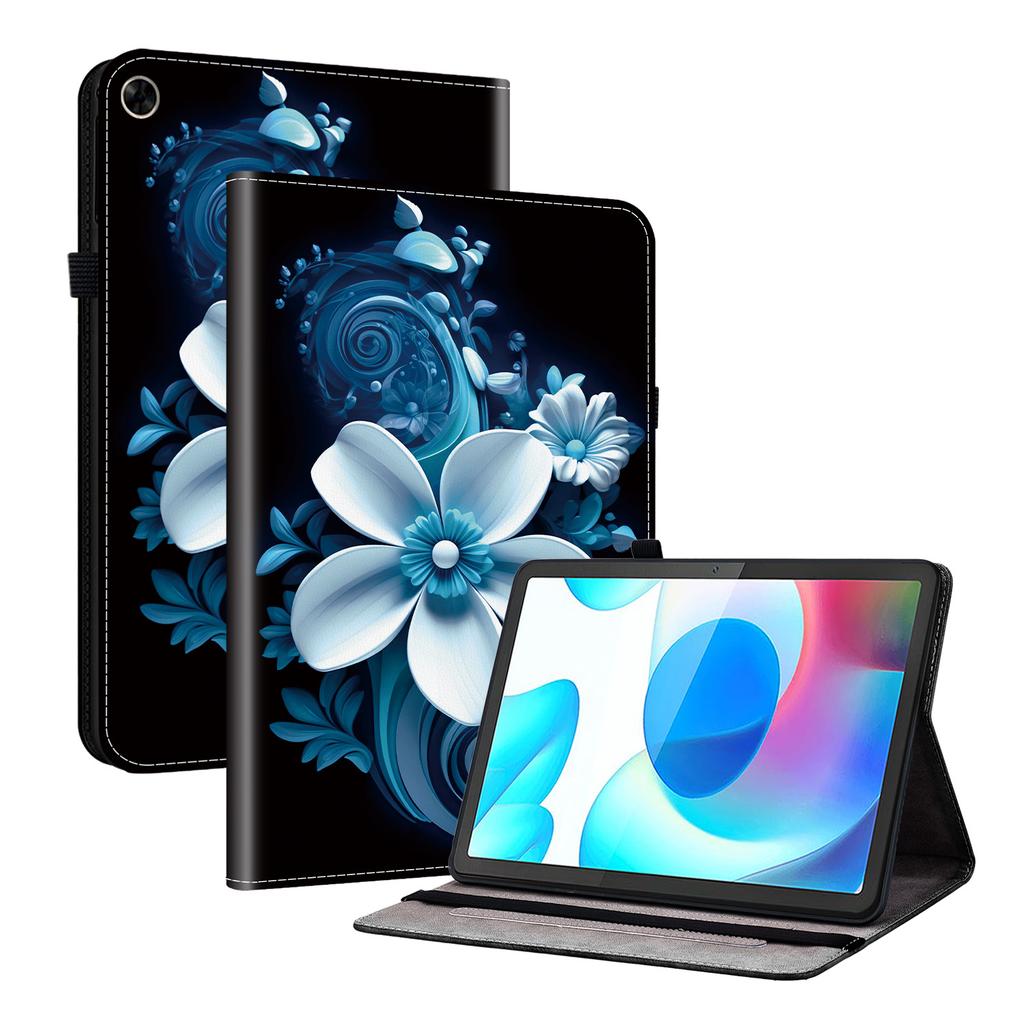 PU Leather Tablet Case for Realme Pad- 11 Styles! Durable, with 2 Stand Slots, Pencil Holder & Card Slots, Flexible TPU Back Cover