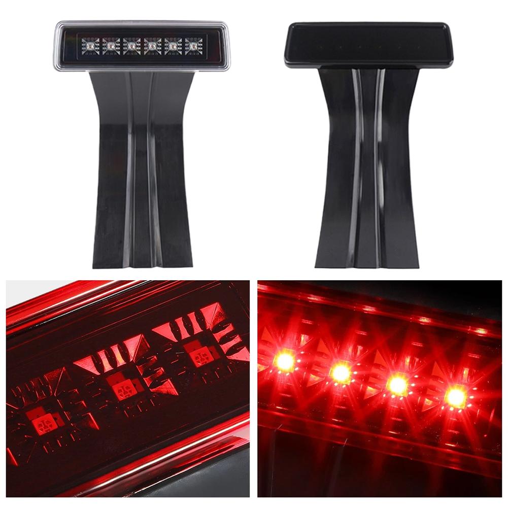 Red Car LED Third Brake Lights Bar Rear Parking Signal Lamp Truck High Mount Stop Warning Light for Jeep Wrangler JK 2007-2018