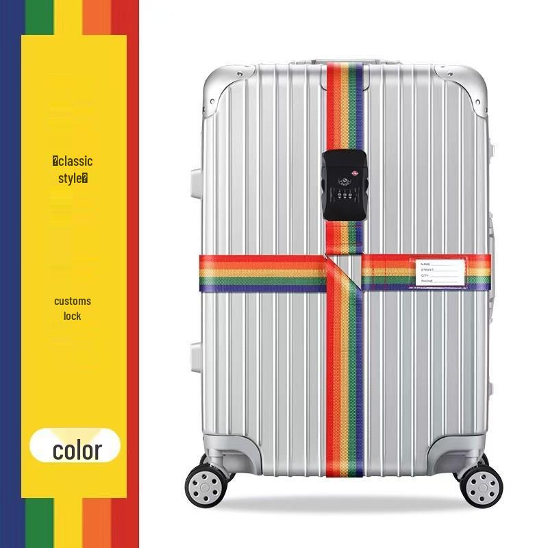 Cross Strap Suitcase Stabilizer: Secure Adjustable Travel Luggage Reinforcement