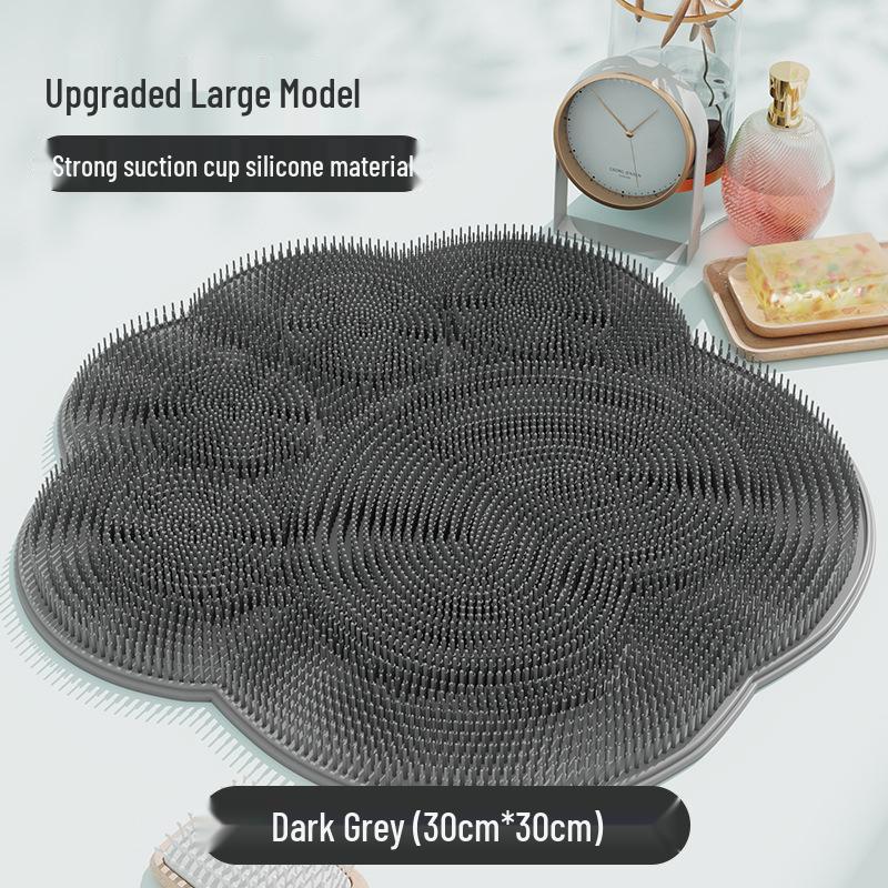 Large Suction Cup Foot Scrubber & Exfoliating Pad for Shower & Bath