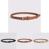 Women Fashion Pu Belt For Business Daily Use With Alloy Snap Closure For Office Attire