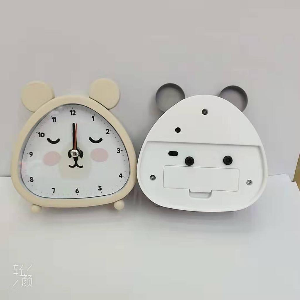 Kovové hodiny roztomilá korejská verze malé budíky budík do ložnice obývacího pokoje umístění
