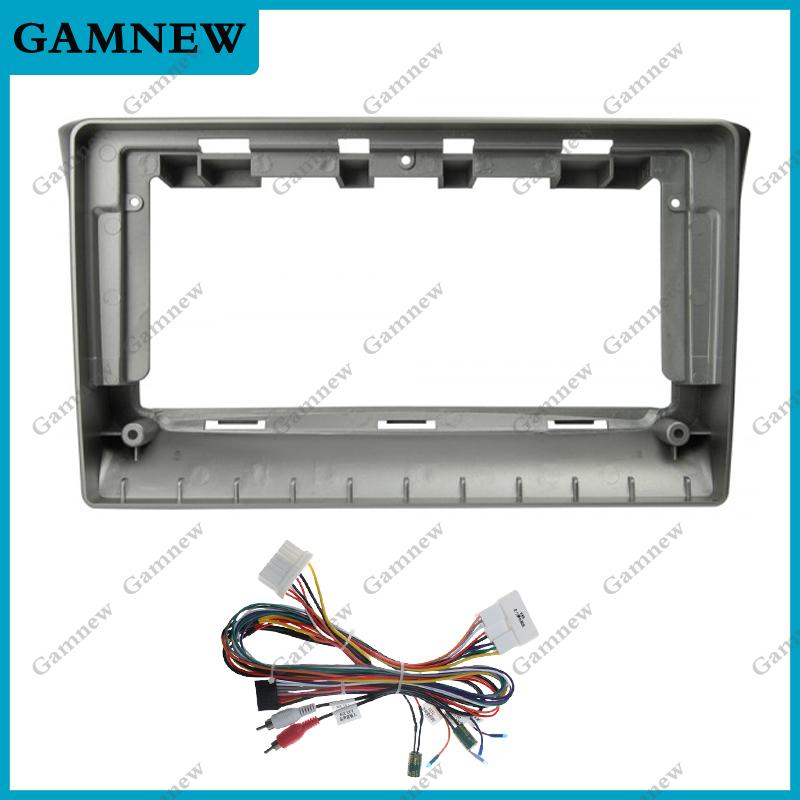 9 Inch Car Frame Fascia Adapter Canbus Box Decoder Android Radio Audio Dash Fitting Panel Kit For Subaru Impreza WRX 2000-2007