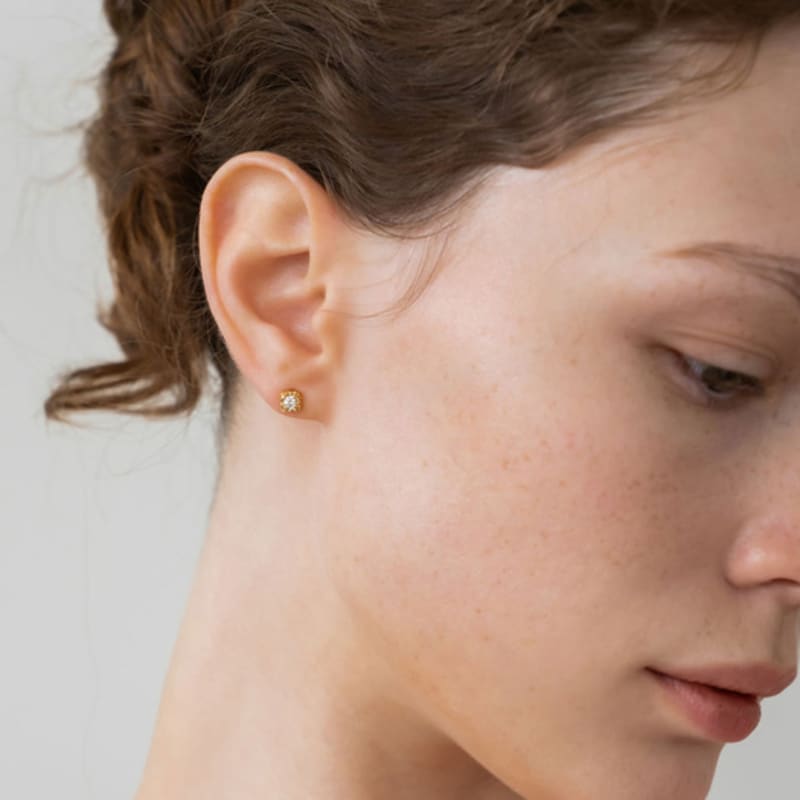 Dawn of Me 14K Twilight Petite Dia Earring