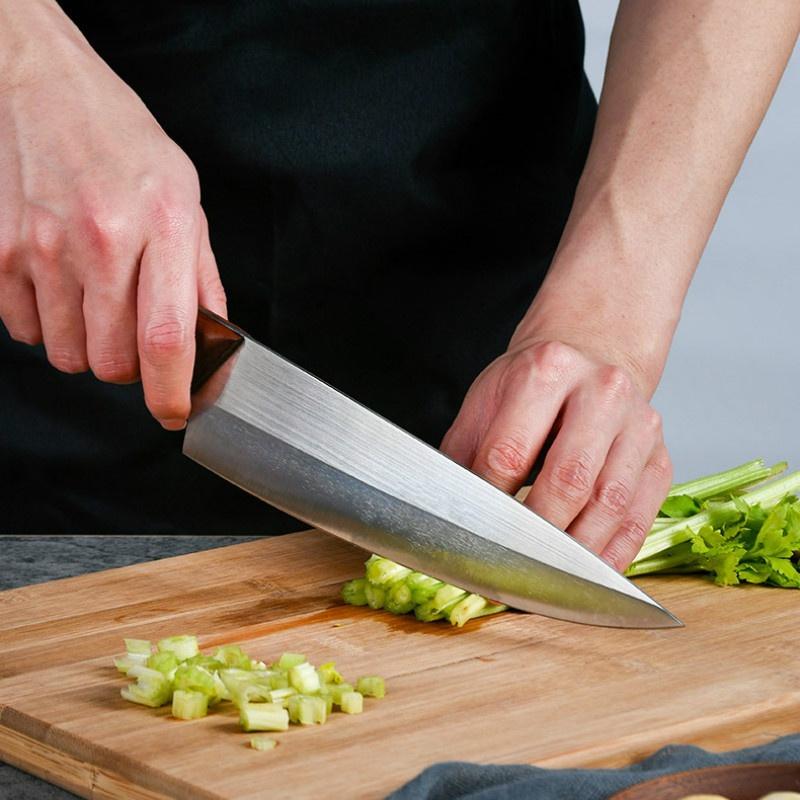 Kitchen Knife Wooden Handle Butcher Knife 4Cr13Mov Professional Kitchen Knife Boning Knife