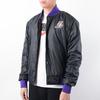 Nike NBA Los Angeles Lakers Bomberjacke Schwarz Lila Herren DB4787-010