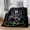 1pc, Cozy Mickey Mouse Home Decor Blanket: A Perfect Gift for Your Bedroom, Living Room, or Travel, Flannel Throw Blanket, Ideal for Couches, Outdoor