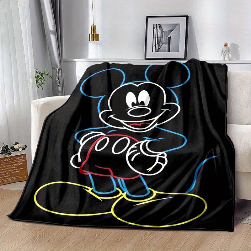 1pc, Cozy Mickey Mouse Home Decor Blanket: A Perfect Gift for Your Bedroom, Living Room, or Travel, Flannel Throw Blanket, Ideal for Couches, Outdoor
