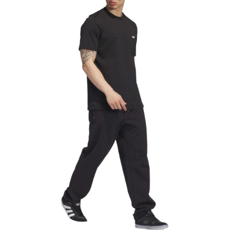 Adidas Heavyweight Shmoofoil Tee Black/Chalk White Men Streetwear II5965