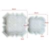 2Pcs/Set Plastic Stepping Stone Paver 30cm Concrete Path Maker Mold  For Lawn Patio Yard Garden