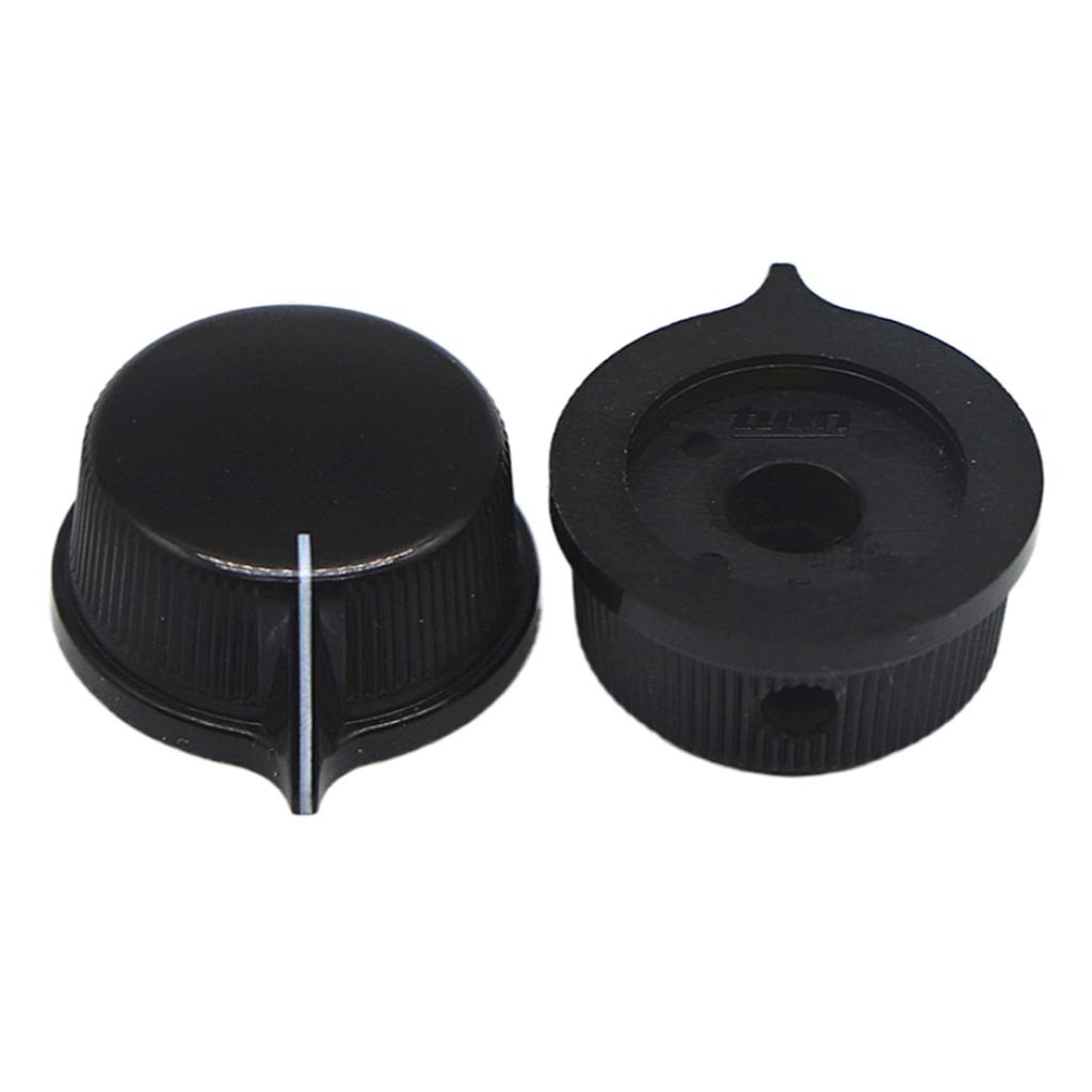 2Pcs 6.35mm Shafts Hole Guitar Effect Pedal Knobs Pointers Control Knobs Potentiometer Knobs Guitar Accessories