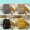 Cute Cat Cartoon Backpack For Girls And Boys With Pu Material For School And Travel