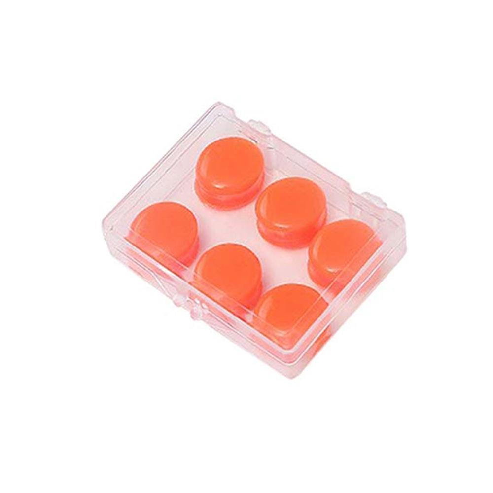 

Waterproof 6Pcs Silicone Soft Water Sports Earplugs Showering Protective Ear Plugs Swimming Earplugs Anti-noise Earmuffs