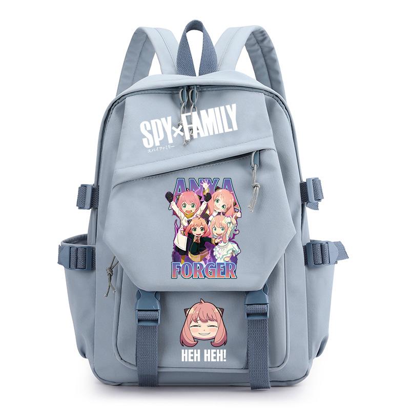Spy X Family Anya Forger Plecak Młodzieżowy Codzienny Plecak Damski Modny Anime Torby Szkolne Uczniowie Dziewczyny Chłopcy Płócienny Tornister