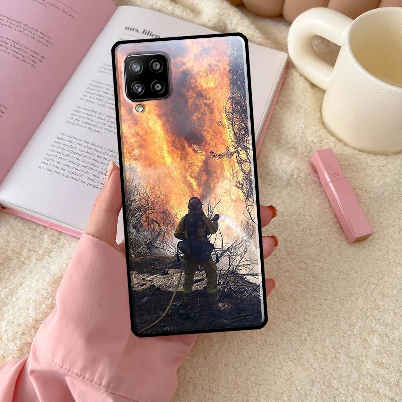 Feuerwehrmann Helden Feuerwehrmann Für Samsung Galaxy A55 A35 A15 A32 A12 A22 A52 A54 A34 A14 A56 A36 A26 A16 A13 A53 A06 Hülle