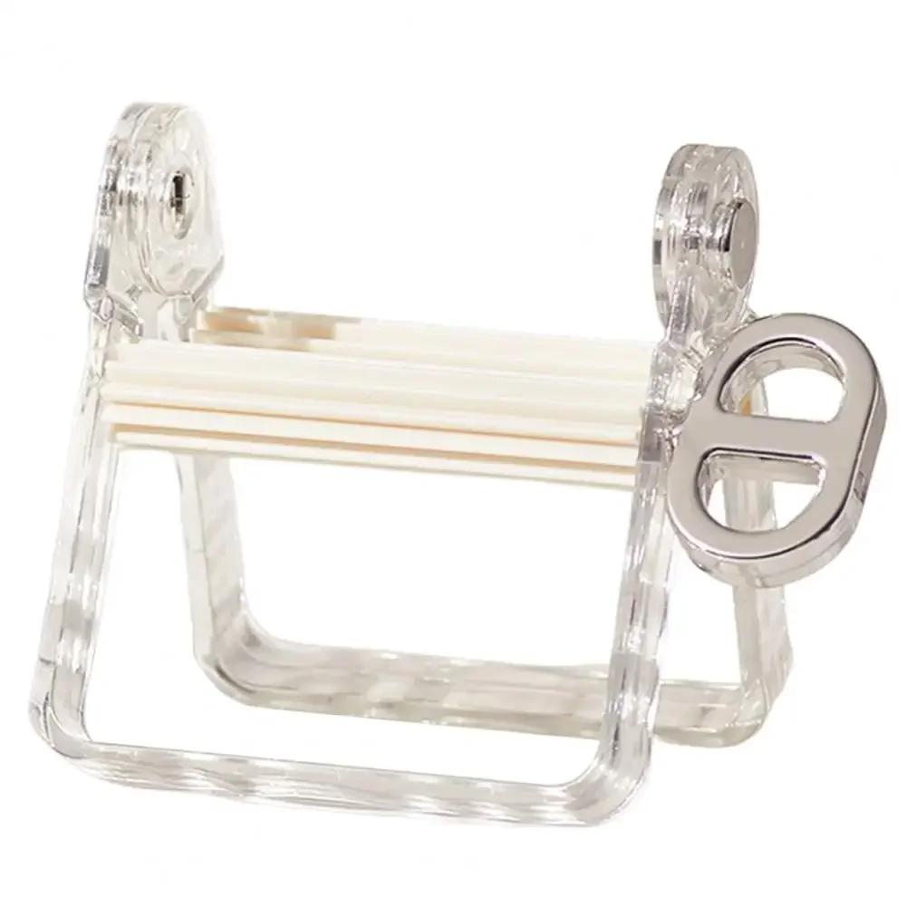 

Toothpaste Holder Dispenser Toothpaste Dispenser Multipurpose Squeeze Tool No Waste for Toothpaste Hand Cream Makeup Remover білий