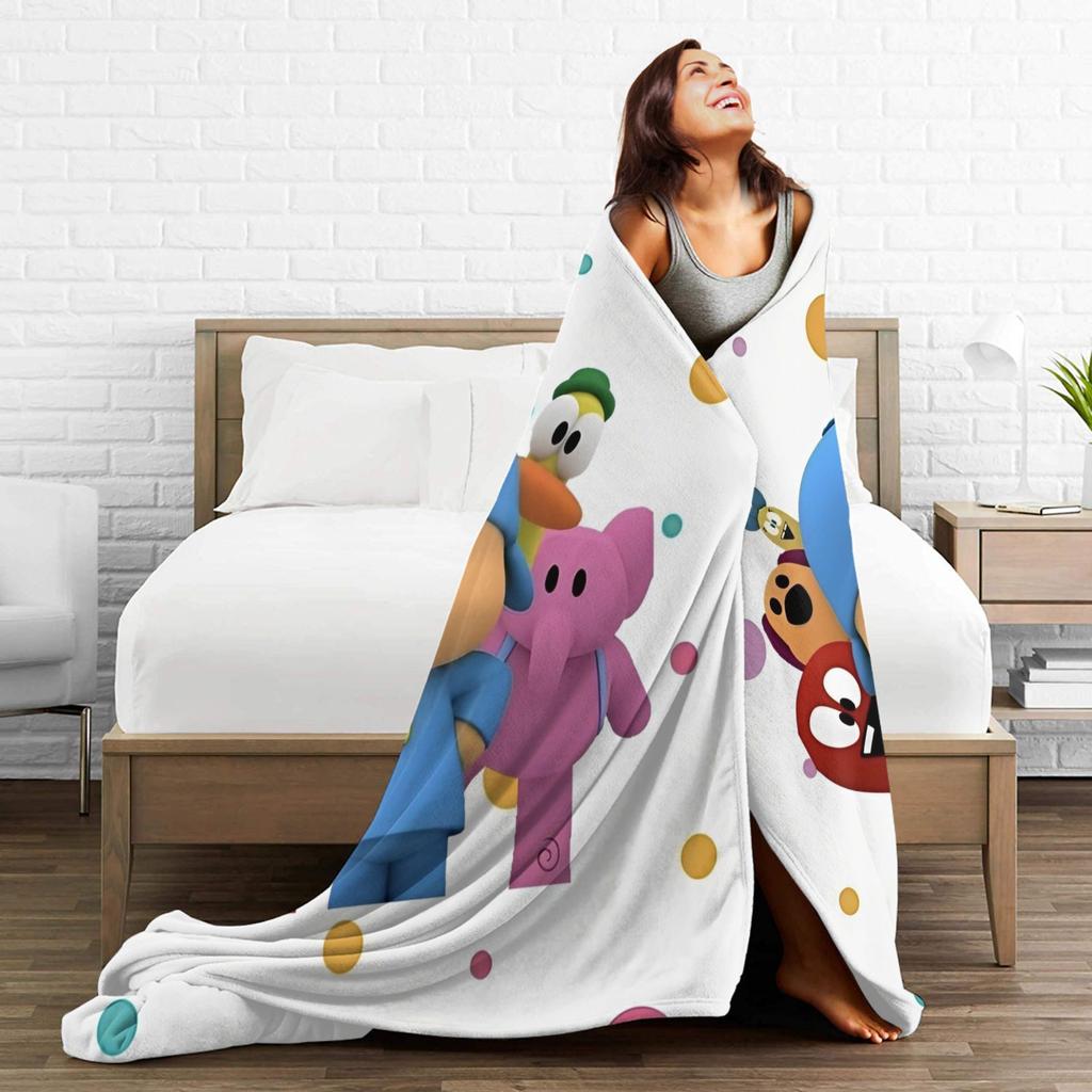 Coperta in Flanella Pocoyo Coperte Leggere da Letto Divano Copriletto