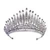 Sparkling Zinc Zinc Alloy Princess Crown Elegant Bridal Headwear Girls Party Headbands  Themed Parties