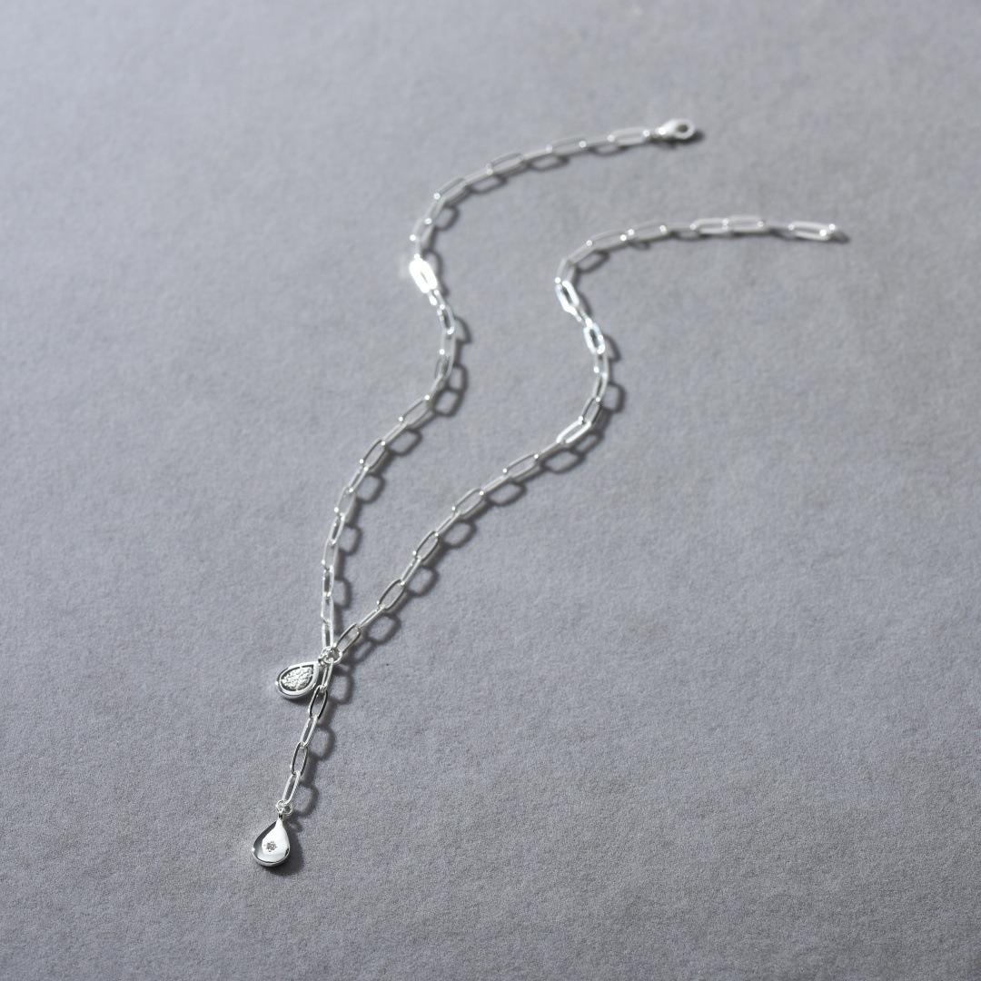 

Хипстерское Простое Металлическое Прямоугольное Пряжка Ветряного Стиля С Универсальным Подвеской-Сердечком Y-Цепочка Ожерелье Женское