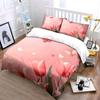 Romantic Floral Set For Decoration Exquisite Three-Piece Bedding Set Gift For Kids And Adults