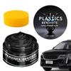 Car Trim Restorer Black Car Scratch Repair Paste 100ML Anti-UV Quick-Drying Rubber Repair Wax Fade-Resistant Renovation Solution