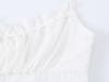 European and American style, new women's clothing, square collar, fungus edge, lace shoulder strap, sling vest top.
