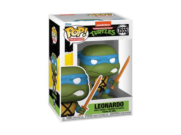 Figurine funko pop! tv: tortues ninja – leonardo w/ch