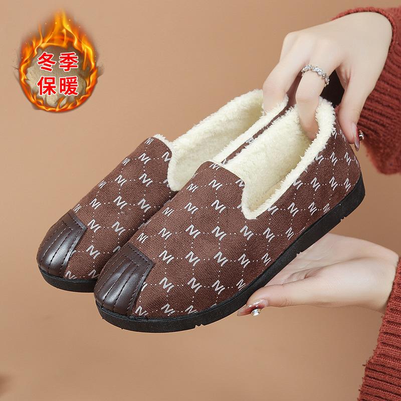 Damen Herren Winter Zuhause Warm Mode Baumwollpantoffeln