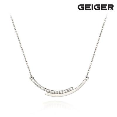 Linien Silberkette Weiß Gisvnn009