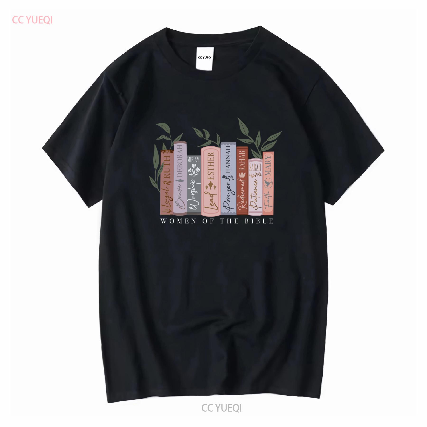 

Women of the Bible T Shirt Womens Faith Study Christian Prayer Apparel Religion long or short sleeves vintage Washed Slightly 4XL