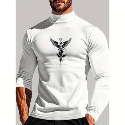 Stretchable, Athletic Fit, Men's Long Sleeve, Great for Yoga & Post-Sport