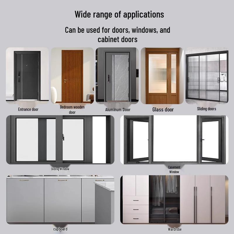 Tätningslist för dörr och fönster, anti-kollision, gummi - Gratis 0,01 frakt