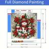 Weihnachts Schneemann Diamant Malerei Set, DIY Erwachsene Voll Diamant Heimdekoration Malerei Set, Erwachsener, Rahmenlose Bastelarbeiten