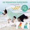 Soft Stretchy Dog Cooling Vest Quick Dry Pet Jumpsuit Lightweight Dog T-Shirts Beach