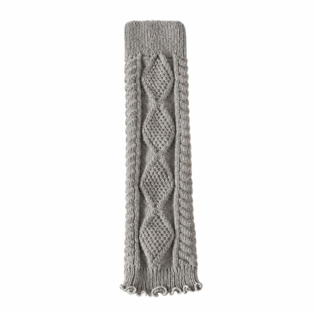 Knitted Knee Socks Solid Color Foot Cover Socks JK Style Knee Sleeves  Winter Season