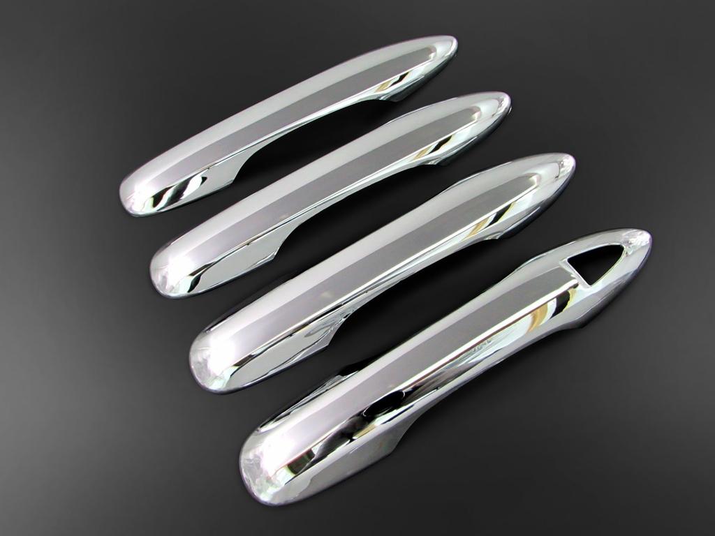 BRIGHTZ Prius PHV ZVW52 Chrome Door Handle Covers, Full Cover Type, FU Set [PRIUS50-NOBU-FS-A3B1C0] ZVM M52 52 50 Prius PHV 23686