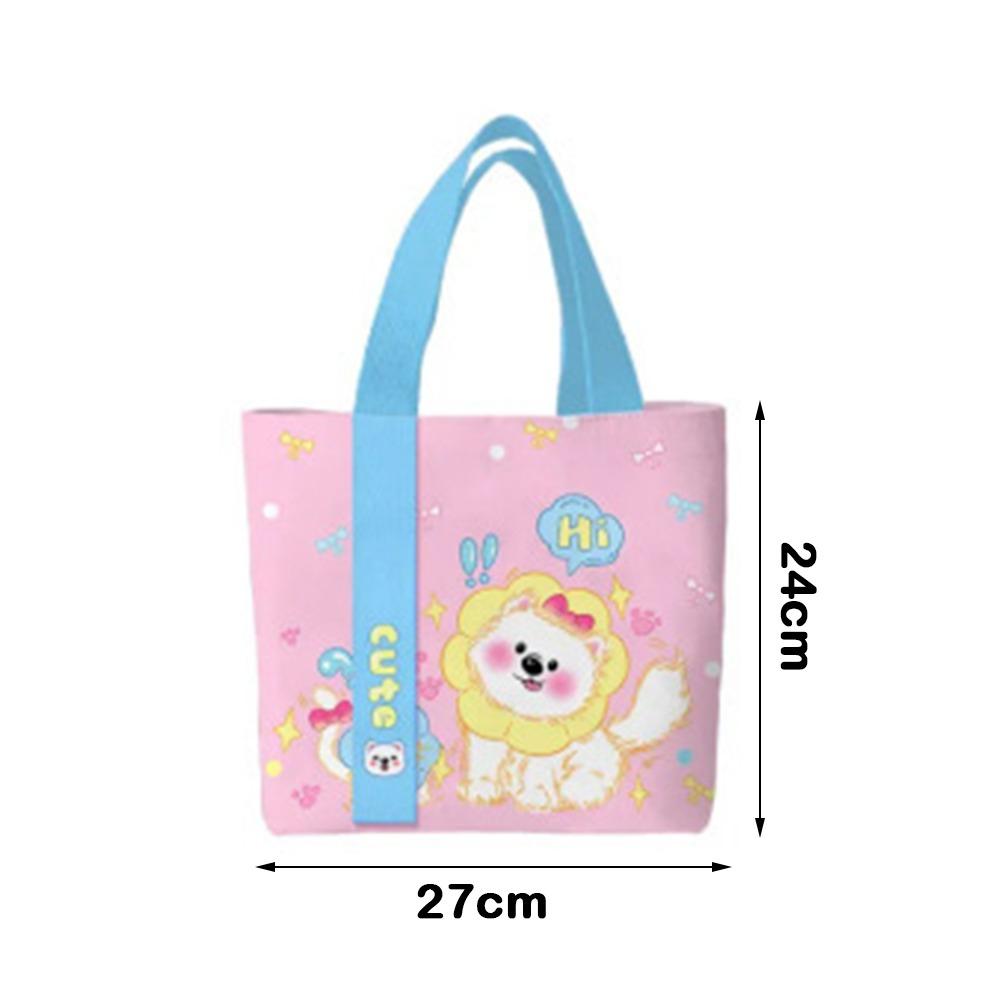

New Large Capacity Women Canvas Bag Cartoon Casual Tote Bag Shoulder Bag Work