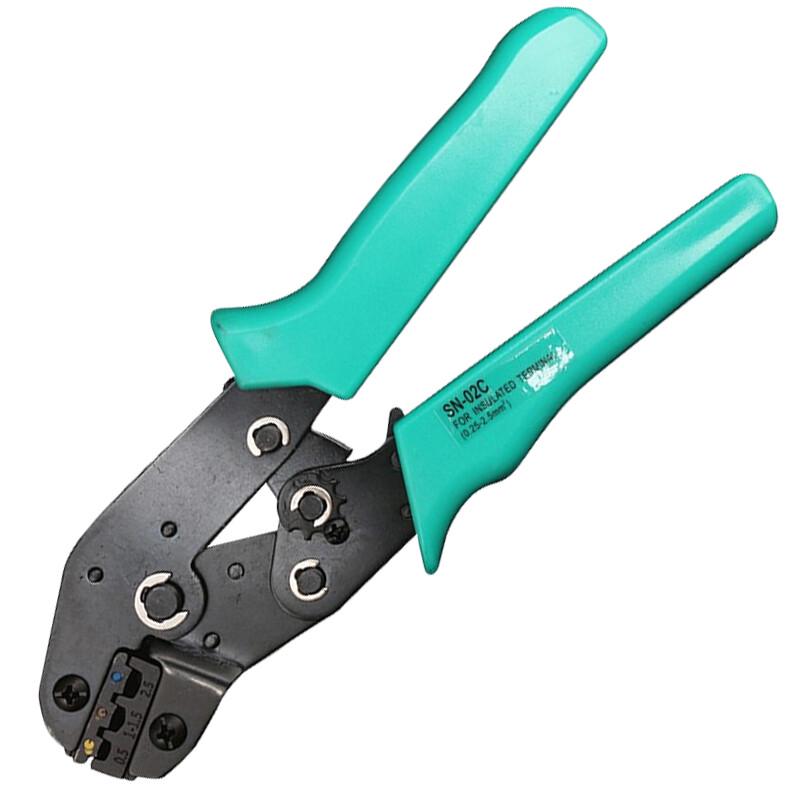 ELECALL SN-02C Ratchet Insulated Terminal Crimping Pliers