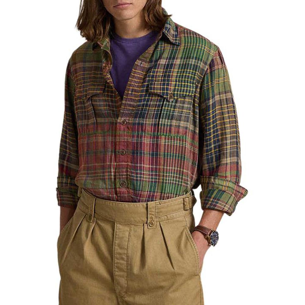 Polo Ralph Lauren plaid pocket shirt MNPOWOV16824010-300