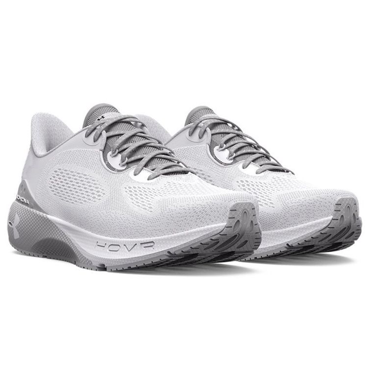 Under Armour HOVR Machina 3 CN Running Shoes White Grey Men 3025650-100