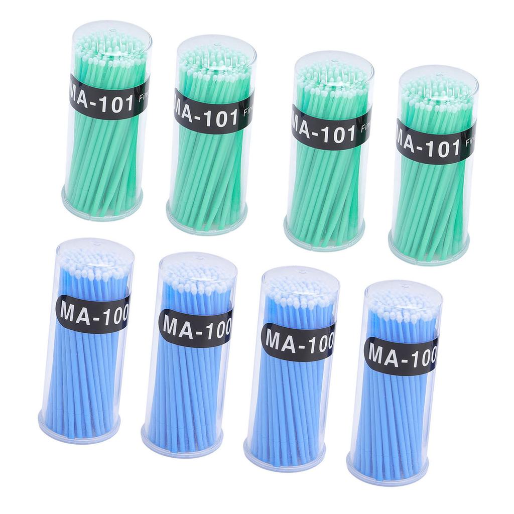 400pcs Micro Applicator Brushes Bendable Applicator Sticks Portable Micro Swabs for Home