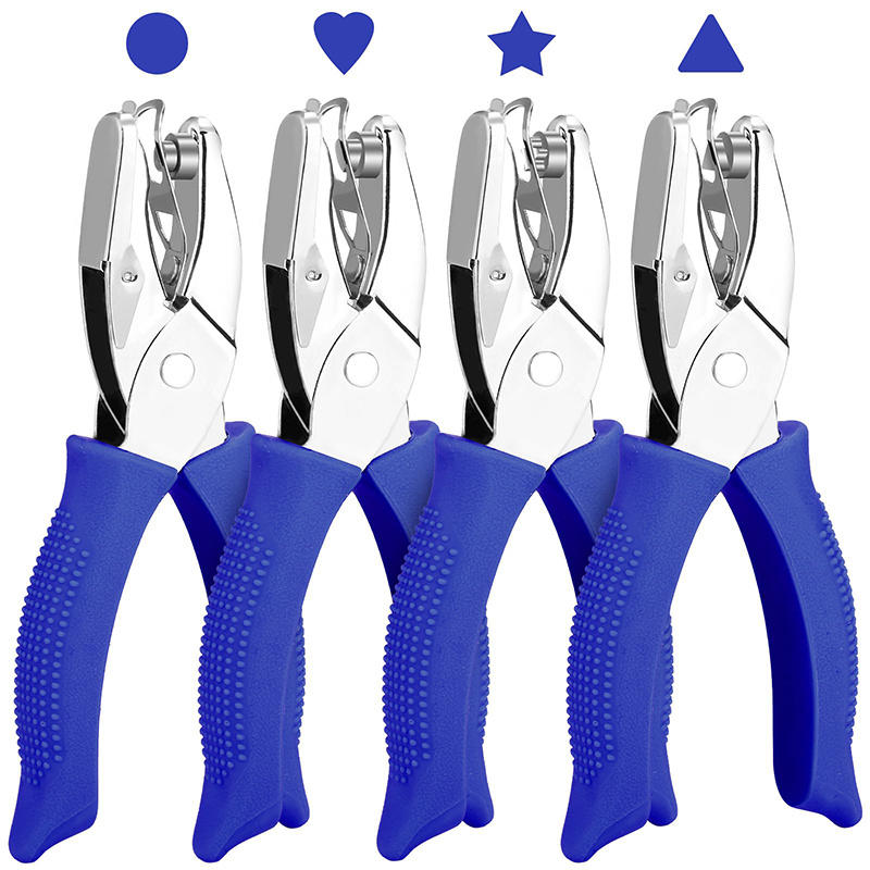 Cute Single Hole Puncher Scrapbooking Paper Punches Kawaii Star Heart Circle Hole Punch DIY Craft Shape Cutter Perforator 2025
