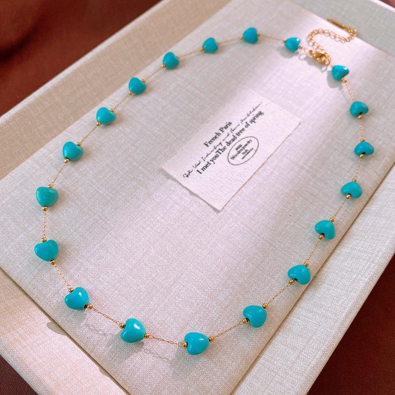 

Геометрическое ретро-ожерелье - Европейский и американский дизайн, Легкая роскошь, Цепочка на ключицу, Высококлассное универсальное украшение.