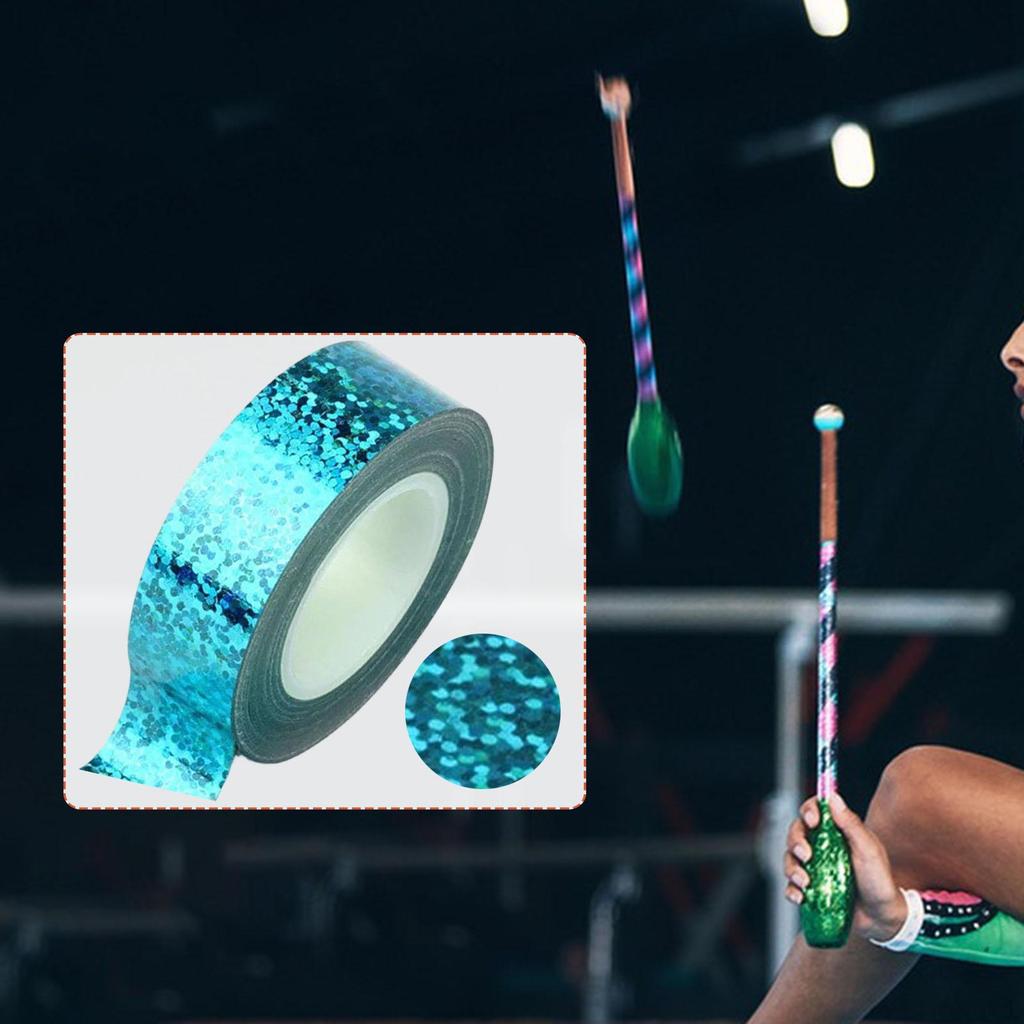 Gymnastics Hoop Tape Decorative 0.59 Inchx 5 M/ 16.4 ft Easy Application Thick 1.5 cm x M