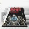 Mylene Farmer Jeanne Gautier Blankets Velvet Printed Nevermore Cozy Soft Throw Blanket for Bedding Travel Bedding Throws