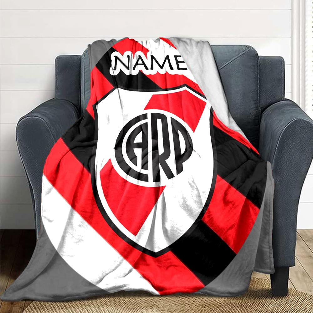 Custom Name Lion Crest Badge blanket for Couch & Bed, Plush Cozy Fuzzy Blanket Super Soft & Warm Blankets for Fall and Winter. 0908283