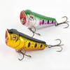 5.5CM/9G Topwater Fishing Lure with Double Hooks Realistic Floating Bionic Artificial Plastic Hard Bait Freshwater Saltwater Fishing Accessories
