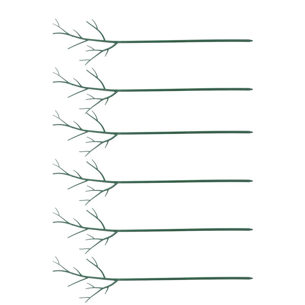 Plant Support Stakes Removable Garden Tree Branch Shape Green Plant Pole for Potted Plants and Flowers