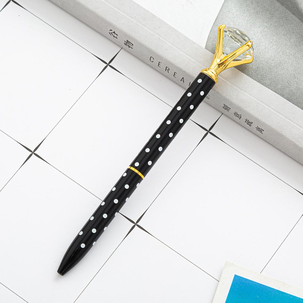 1 stück Kugelschreiber Schule Bürobedarf Hochzeit Schreibwaren Kristall Diamant Metall Rose Gold Luxus Spinning